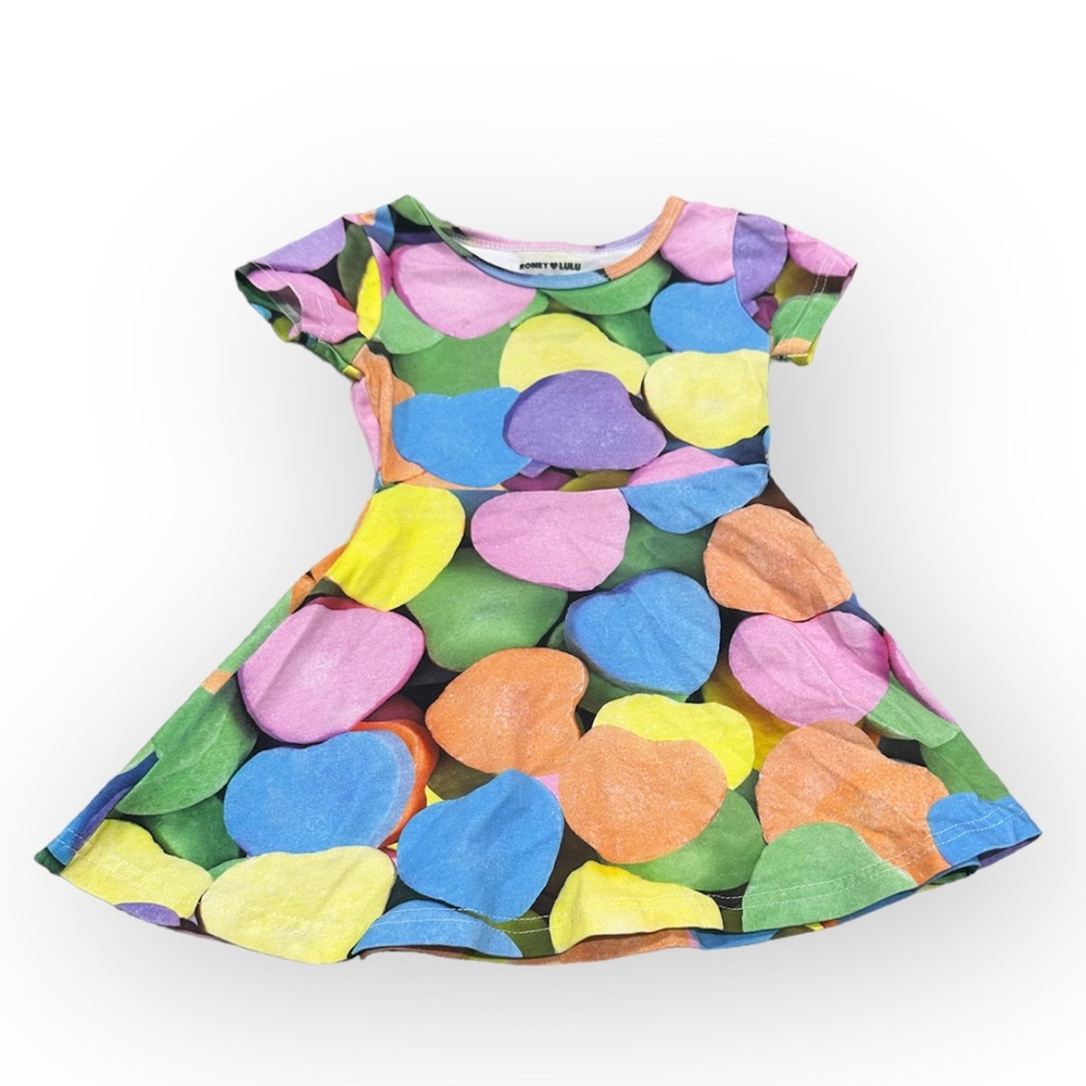 VGUC Romey Loves Lulu 1Y Candy Hearts Dress